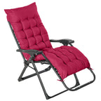 Reclining Zero Gravity Chair w/Adjustable Backrest, Removable Cushion & Headrest, Wine Red