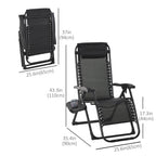 Reclining Zero Gravity Chair w/Adjustable Backrest, Removable Cushion & Headrest, Wine Red