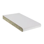 250mm White 225mm x 1m, 23mm Laminated Window Board Moisture Resistant - Light Oak