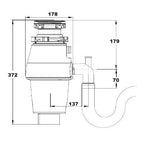 RD60 0.55hp Waste Disposal Unit