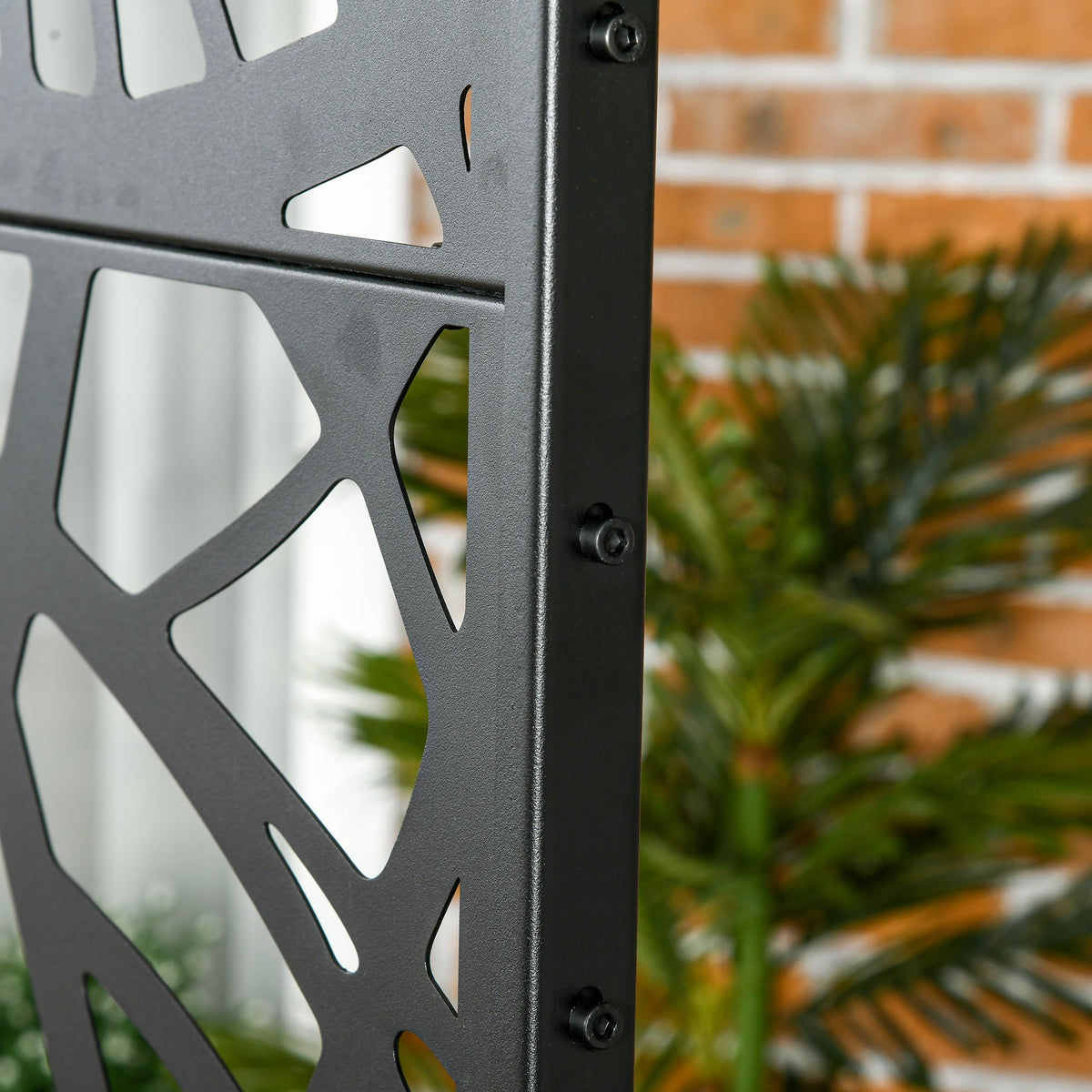 6.5FT Privacy Screen with Twisted Branch Design for Decorative Shade & Climbing Plants