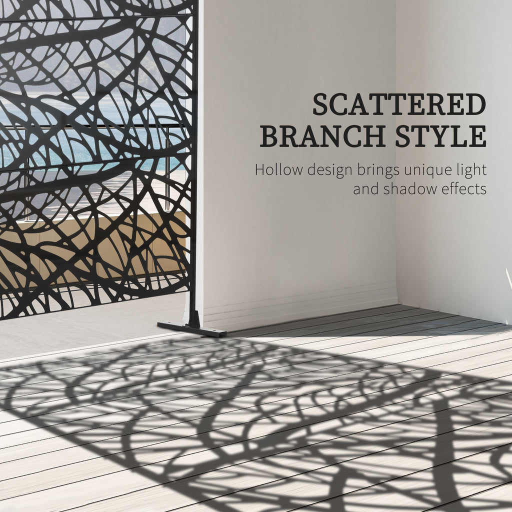 6.5FT Privacy Screen with Twisted Branch Design for Decorative Shade & Climbing Plants