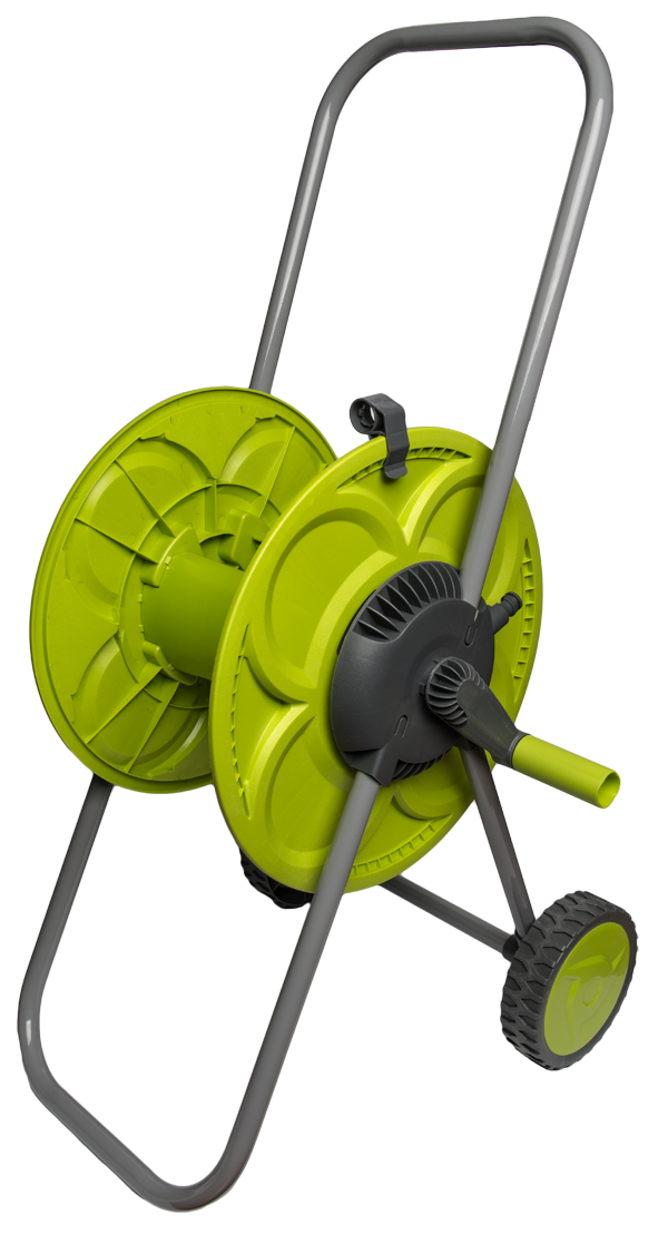 Hose Reel Eco Portable Cart Lime 50m