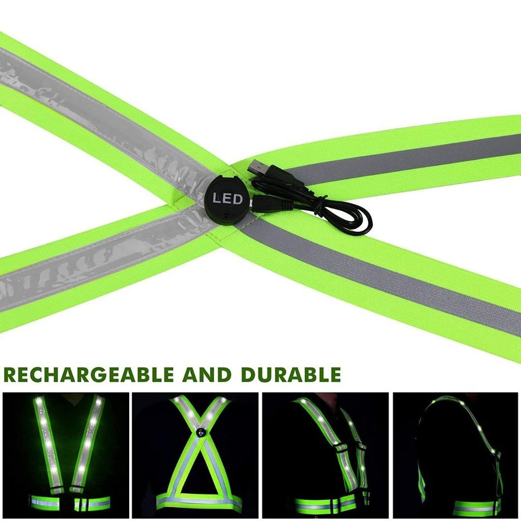 LED Reflective Safety Harness