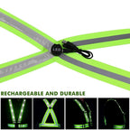 LED Reflective Safety Harness