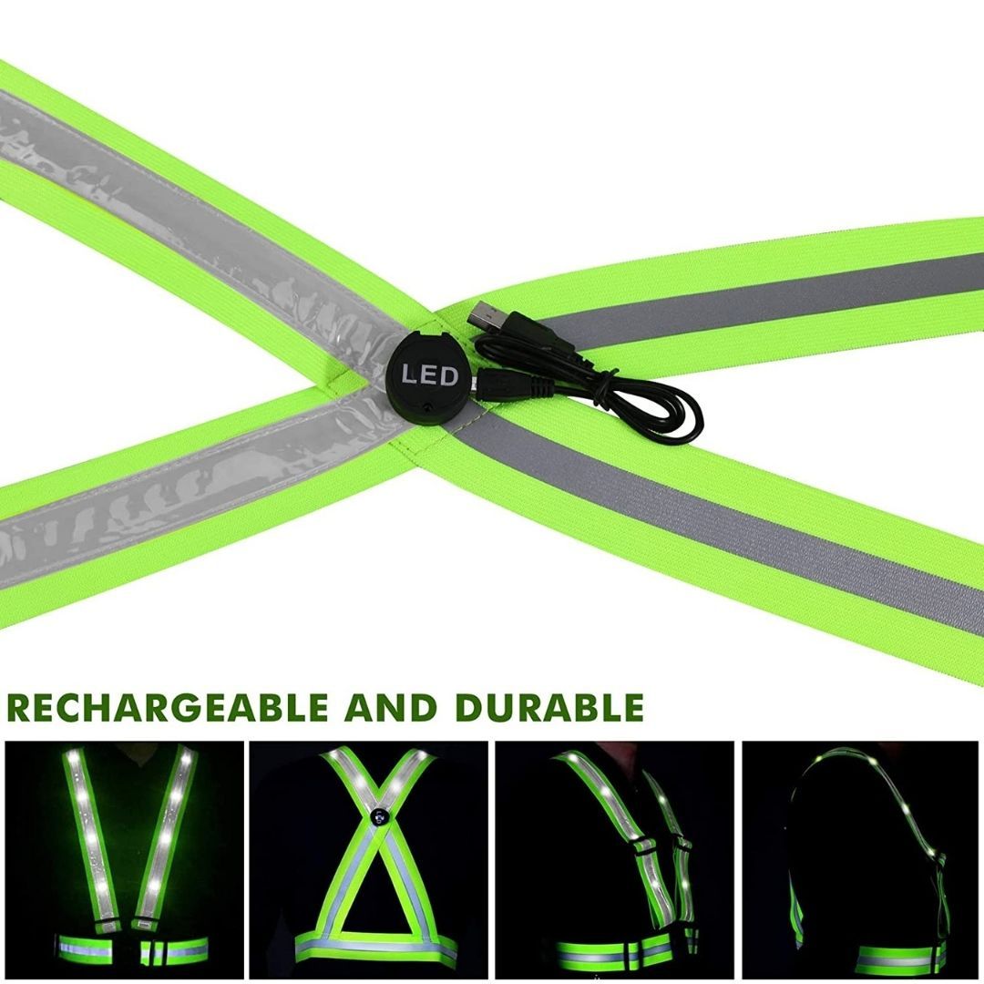 LED Reflective Safety Harness
