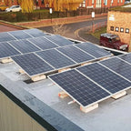 Adjustable Flat Roof & Ground Solar Panel Mounting Kit 15-35° | Voltacon