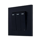 16AX 3-Gang 2-Way Light Switch Black | Ledison
