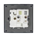 13A 1-Gang Switched Socket with USB A & C Ports | Ledison