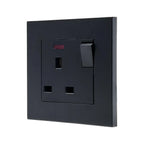 13A 1-Gang Switched Socket | Ledison Square Profile