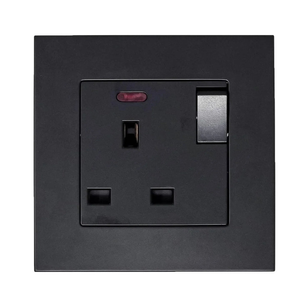 13A 1-Gang Switched Socket | Ledison Square Profile