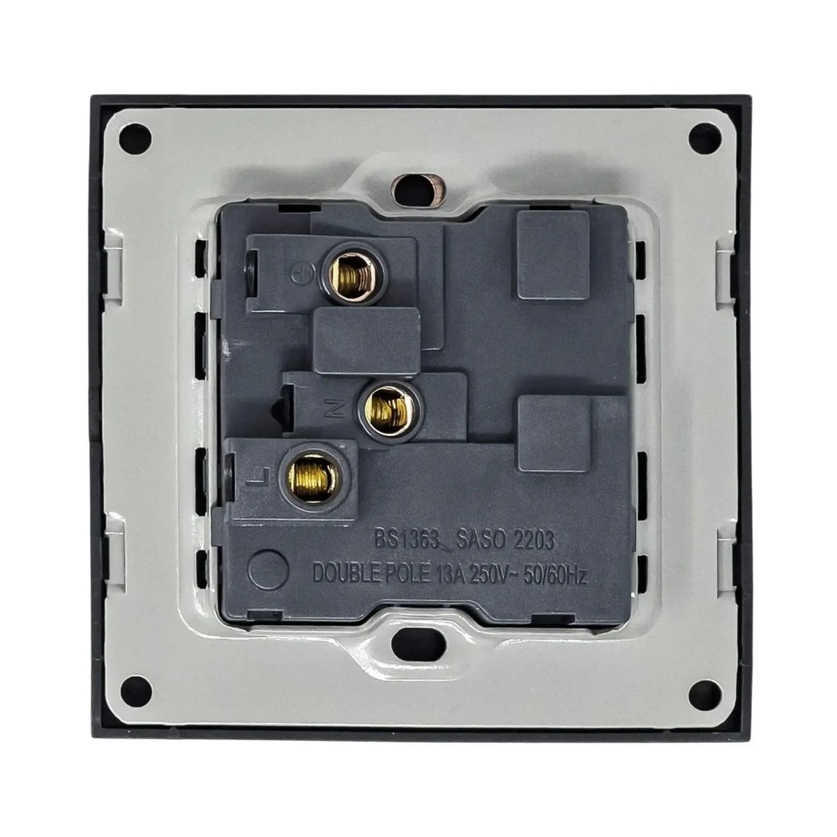 13A 1-Gang Switched Socket | Ledison Square Profile