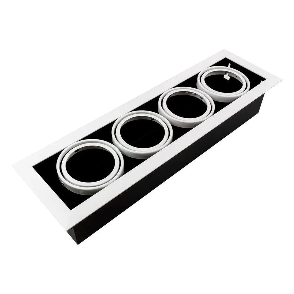 AR111 Quadruple Gimbal Fixture with 48W LED Spots | Ledison