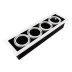 AR111 Quadruple Gimbal Fixture with 48W LED Spots | Ledison