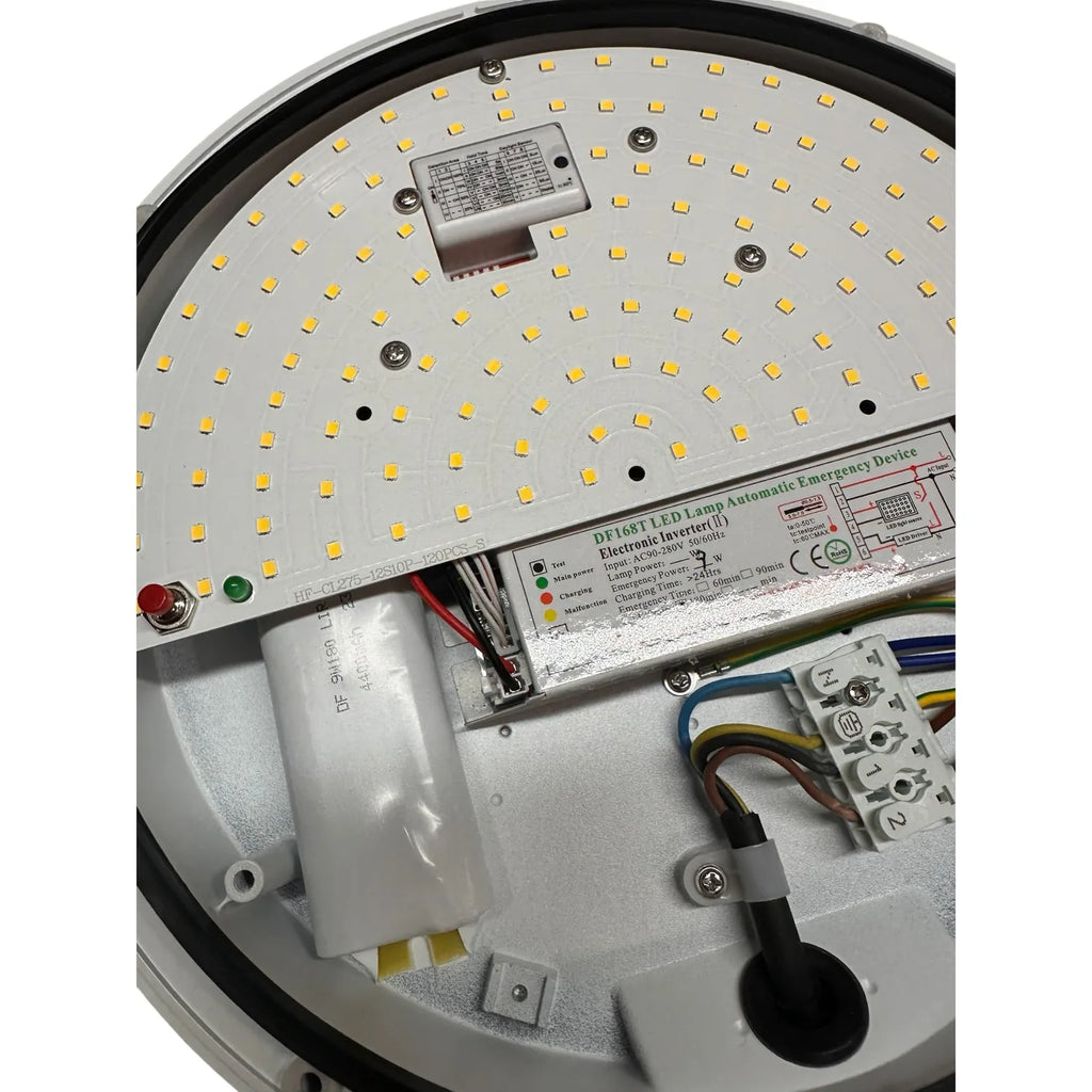15W LED Eyelid Wall Light Fitting White | VOLTALED