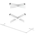 White Triumph LED Fitting Connectors | L-Shape T-Shape X-Shape