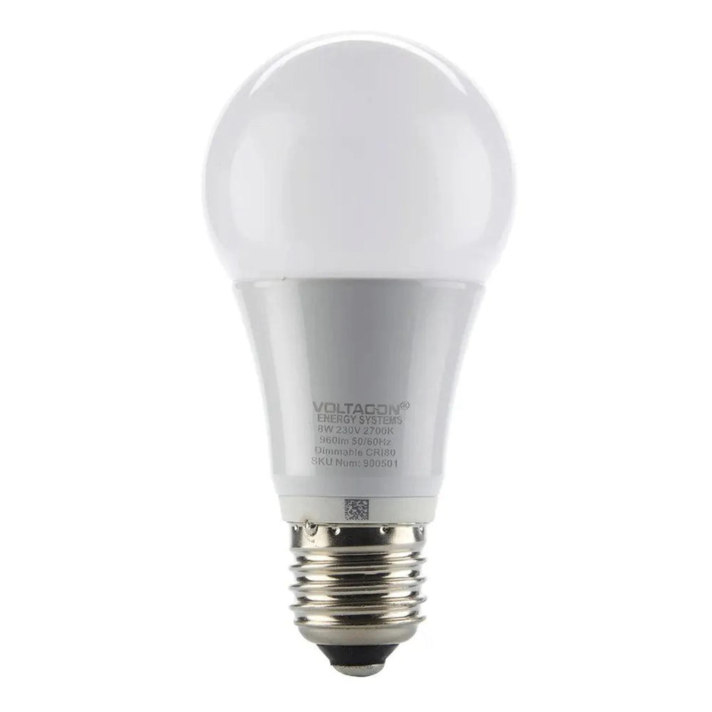 LED Globe Bulb 8W E27 A65 Warm White 2700K | Ledison
