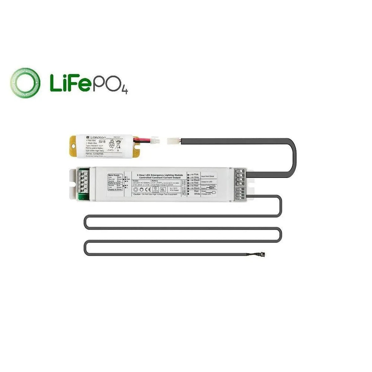 T8 LED Tube 120cm 20W with NLP/1S/80-K Emergency Pack | Liteplan