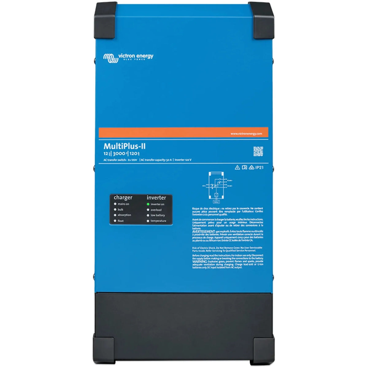 Victron MultiPlus-II 12/4k/160-32 230V Inverter Charger | PMP122405010