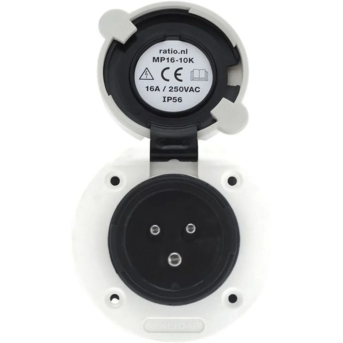 Victron Shore Power Inlet 16A 250Vac 2P/3W | SHP301603000