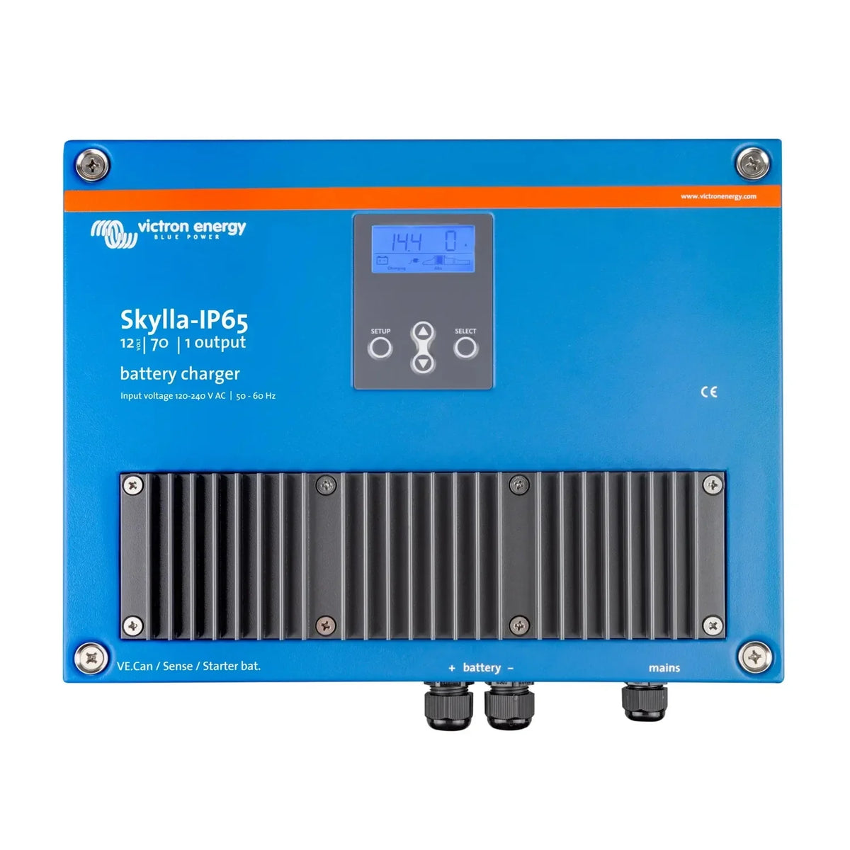 Victron Skylla-IP65 12/70 (1+1) Marine Battery Charger 120-240V | SKY012070000