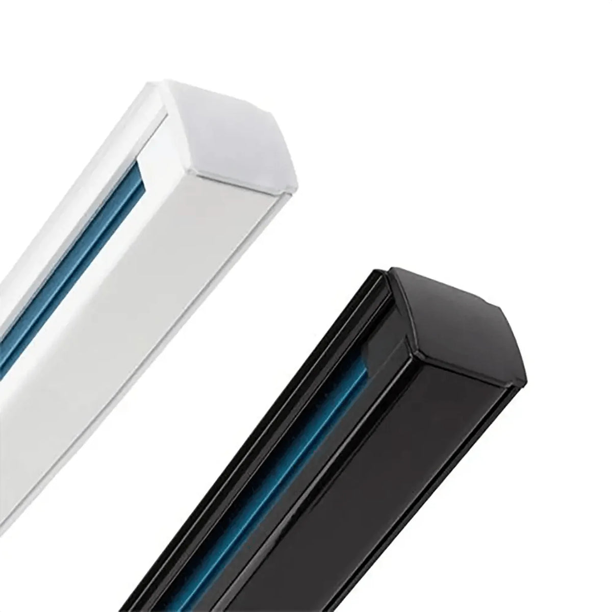1m Single Circuit LED Track Rail White/Black | Ledison