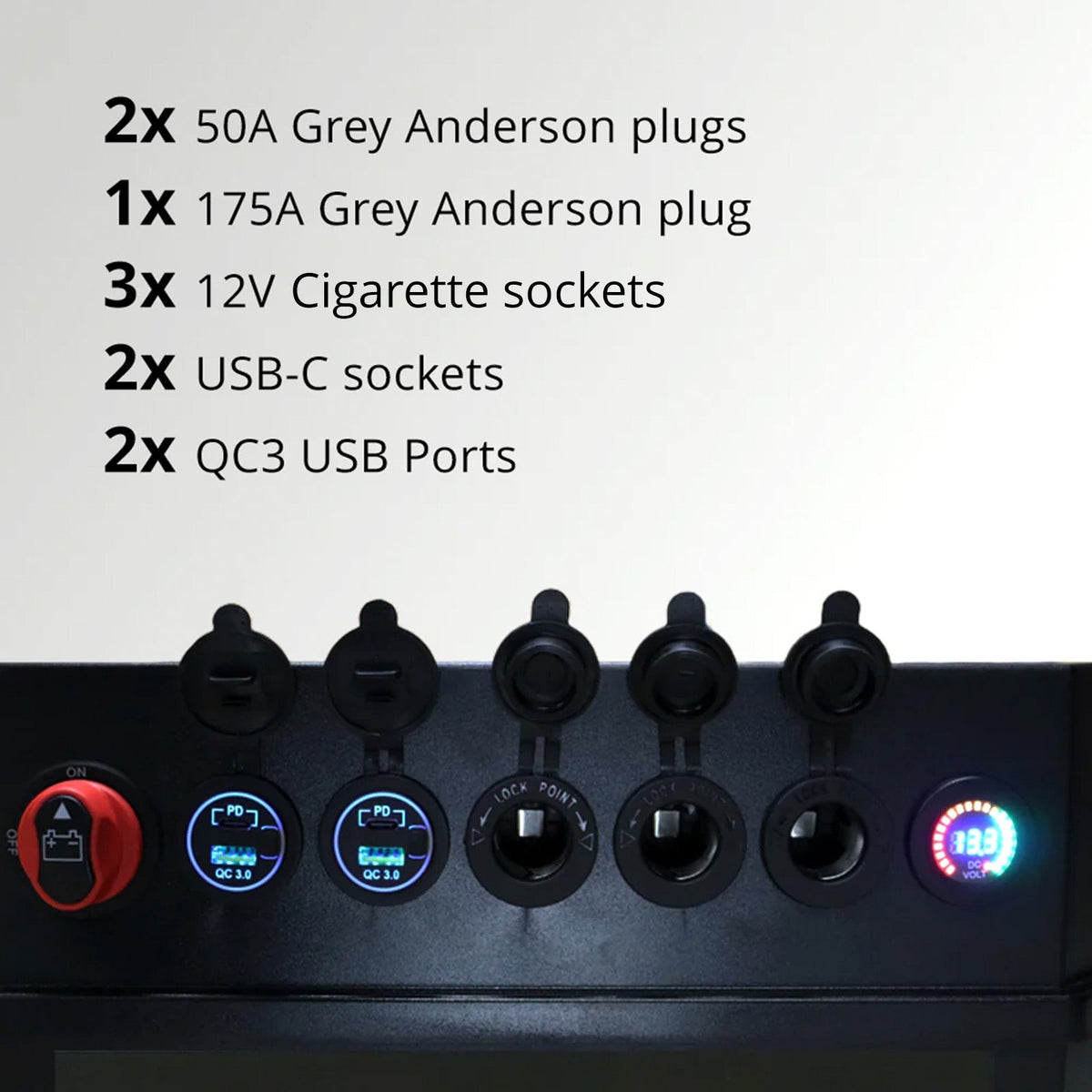 Exotronic 100Ah Pre-wired Orion XS + SmartSolar + SmartShunt Lithium Battery Box