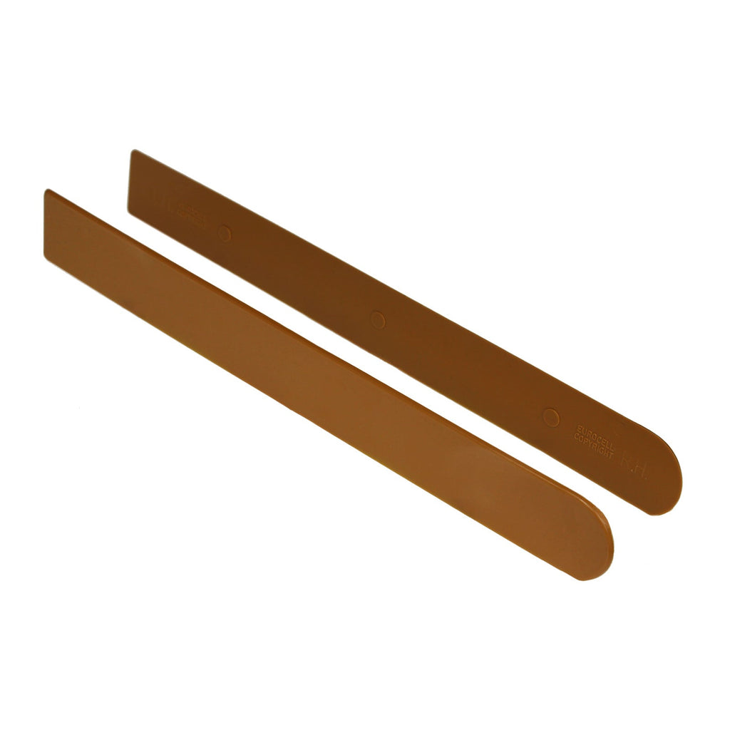 White Long End Caps for Window Cill Capping Cover (Pair) - Caramel