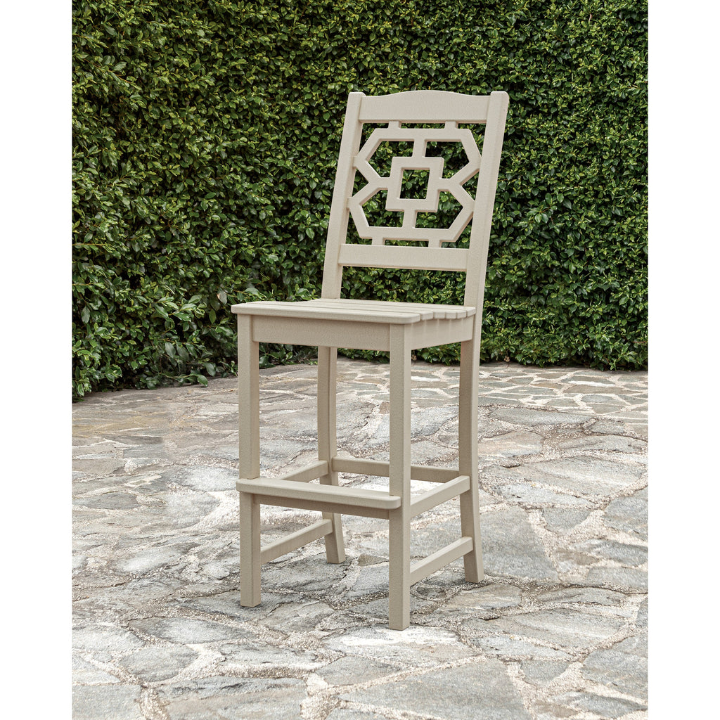 Chinoiserie Bar Side Chair