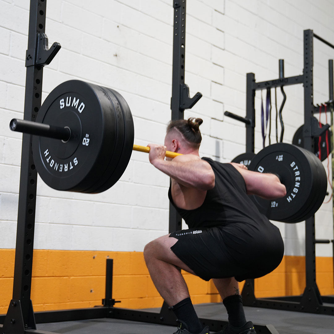 Black Bumper Plate & Bar Sets