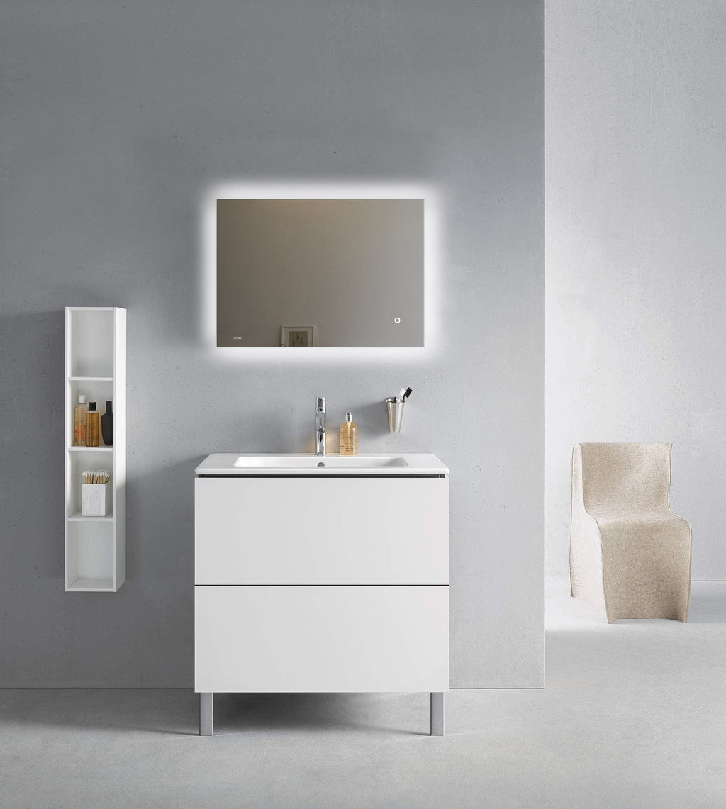 Lumiere Reversible LED Mirror with Demister Pad & Touch Sensor Switch - 500 x 700mm