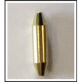 Leaders & Lures-Bodies & Beads fishing lure component in a metallic brass finish, designed for use with fishing tackle and custom musky rods.