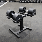 2x32kg Adjustable Dumbbell Set + Stand