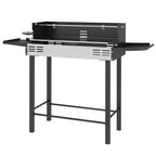 Rotisserie Grill with 3-Level Grates & Wind Deflector, Black