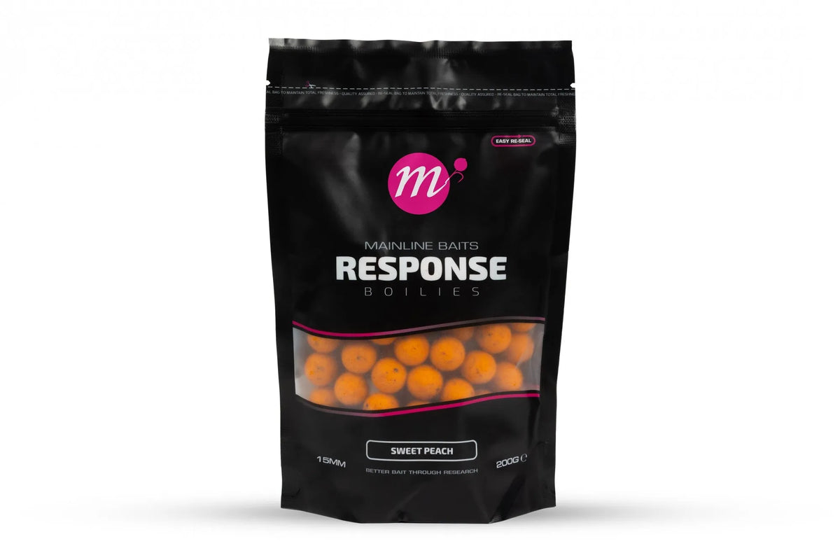 Mainline Baits Response Boilies Sweet Peach