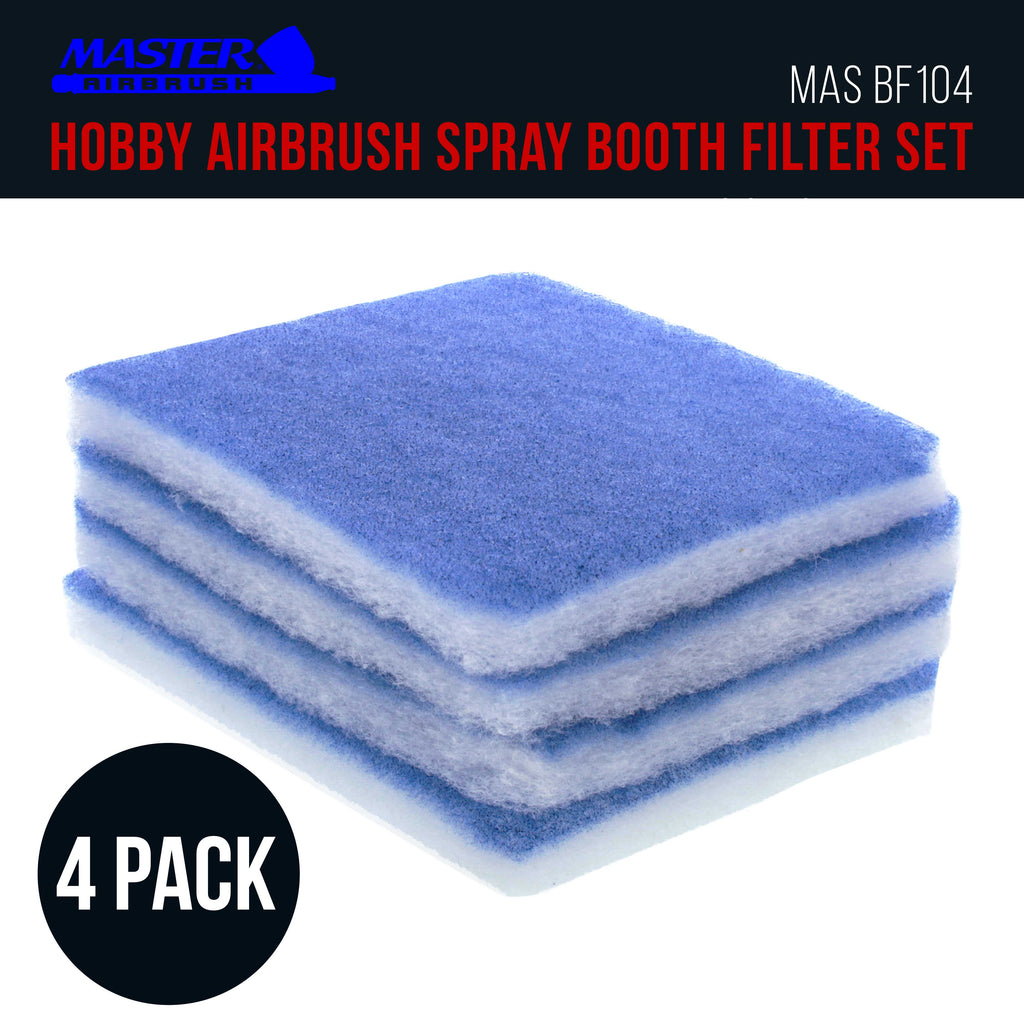 Hobby Airbrush Spray Booth Filter Set, Fits Master B100