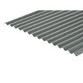 Cladco Corrugated 13/3 Profile PVC Plastisol Coated 0.7mm Metal Roof Sheet (Merlin Grey) - All Sizes