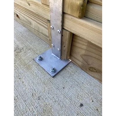 Mi-T Galvanised Post with Foot