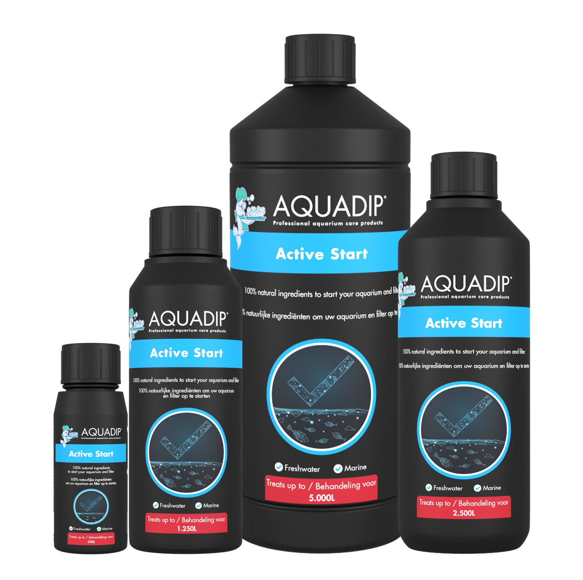 AQUADIP Active Start – Fast-Acting Bacterial Booster for Aquarium Stability