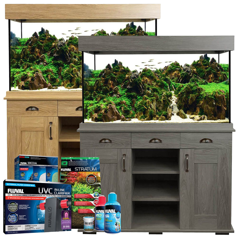 Fluval Shaker 345L Aquarium & Cabinet Plus Bundle