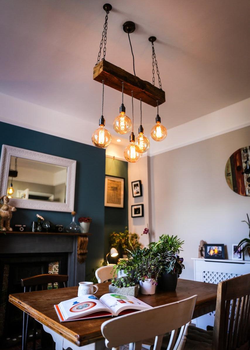 Oak Beam Chandelier Bespoke