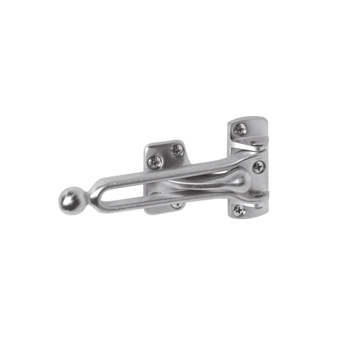 FHC Swinging Bar Door Guard with Ball [4-7/8"] - Solid Brass - MP4353