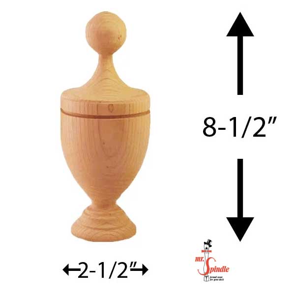 Mr. Spindle Baltimore Finials
