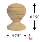 Mr. Spindle Beehive Finials
