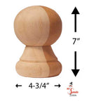 Mr. Spindle Cannon Ball Finials