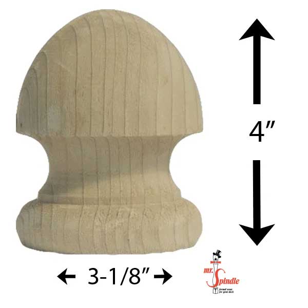Mr. Spindle Mushroom Finials
