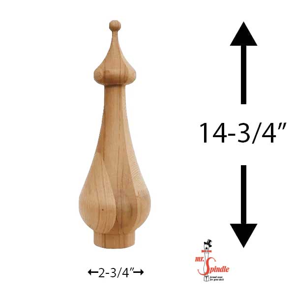 Mr. Spindle Ringling Finials