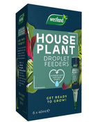 Westland Houseplant Droplet Feeders 6 Pack Easy Plant Food 4 Weeks Feed