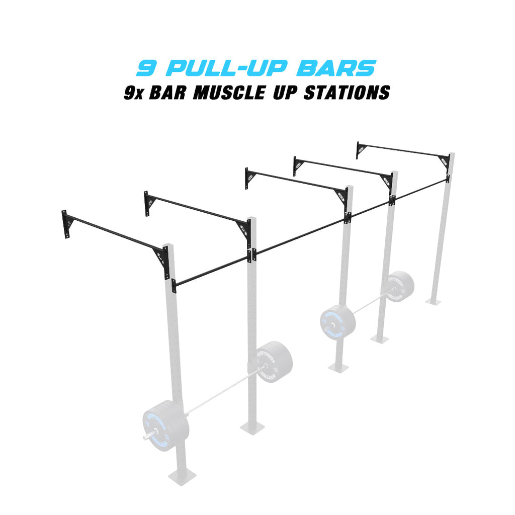 20' Wall-Mount Builder® Rig: Single Bars