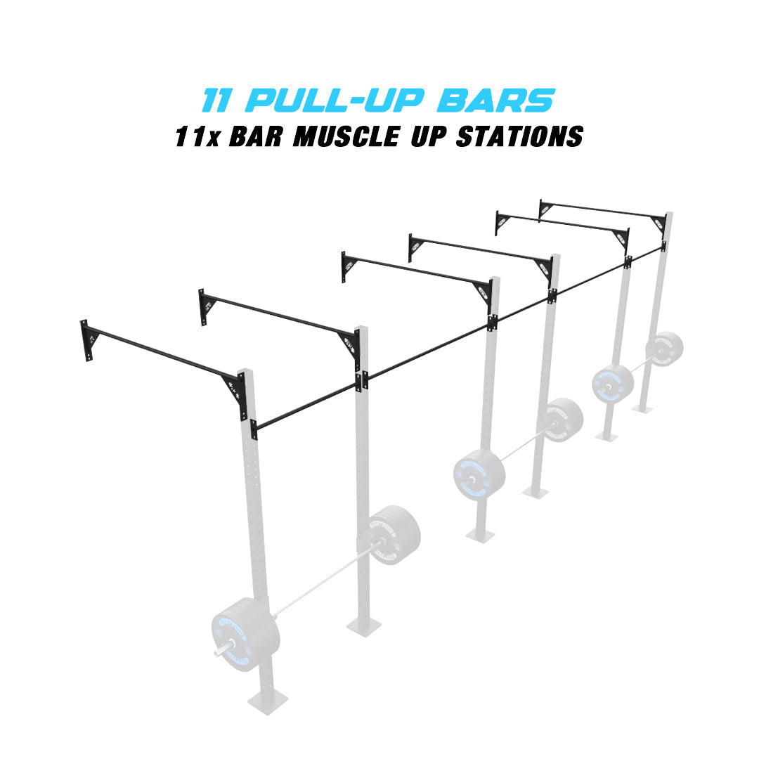 24' Wall-Mount Builder® Rig: Single Bars